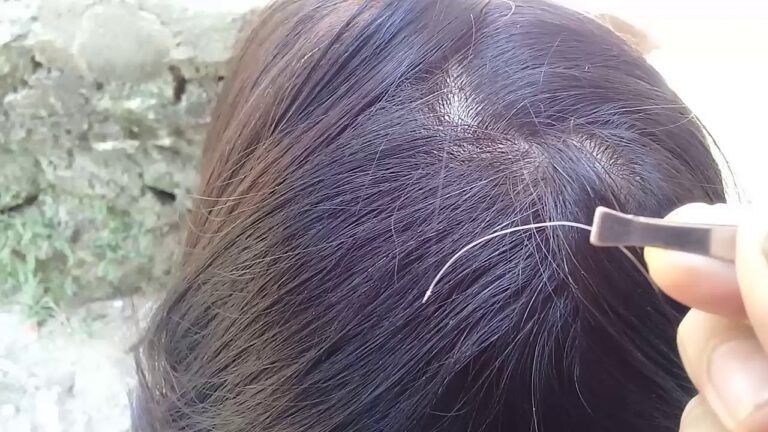 Pulling Out a White Hair From Your Head Causes More?